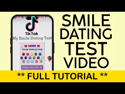 How to do the Smile Dating Test Video Trend on Tiktok | KTESTONE Smile Dating Test (2023)